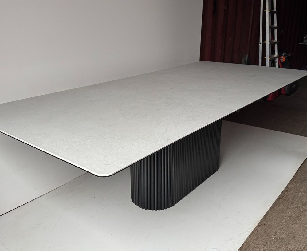 Stol producent table metal spiek kwarcowy podstawa stal NOWY