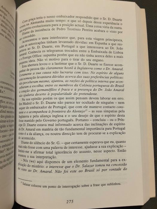 28 de Maio/ Relatórios para Salazar/ Armindo Monteiro-Salazar
