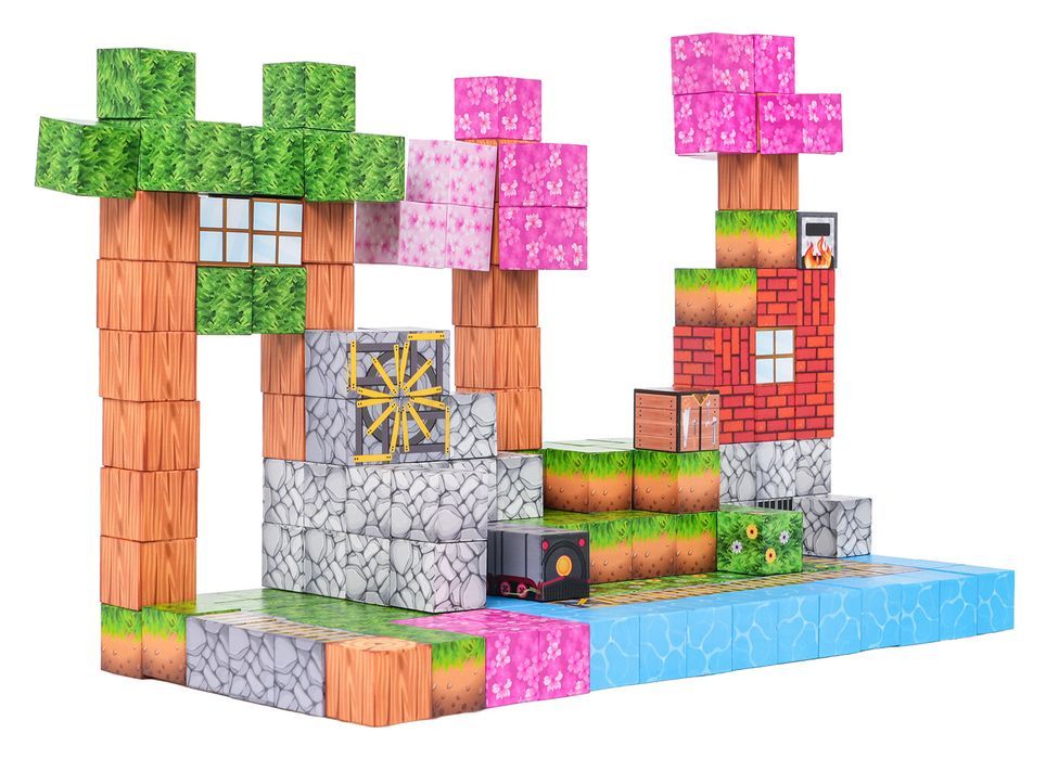 Zestaw Kostek, Klocków Magnetycznych 200El.