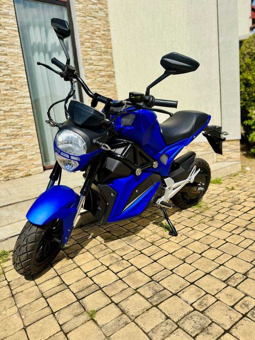 Електробайк Little Monster 2800W Spider Black 2 Чорний электромотоцикл