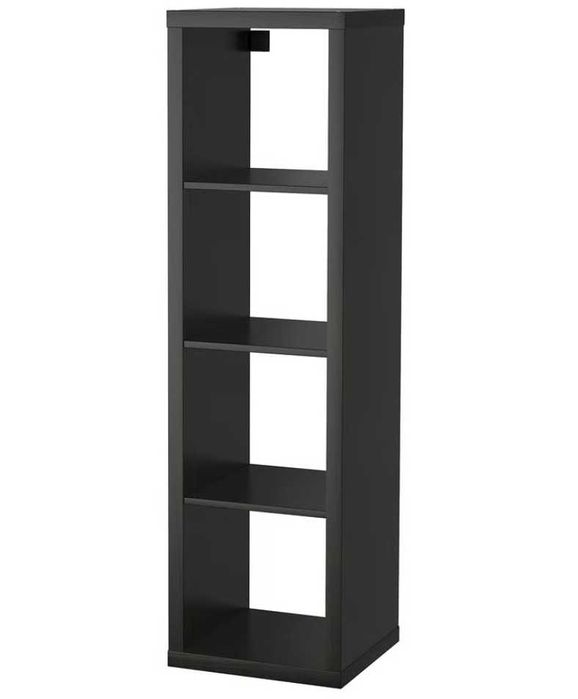 Estante Madeira Preta 4 prateleiras