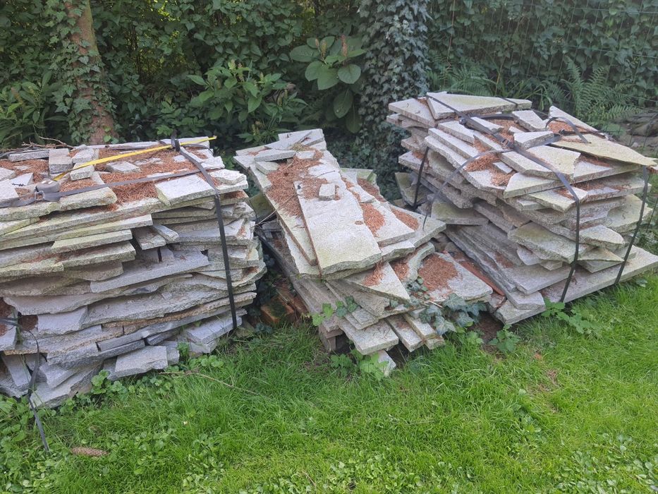 Granit strzgomski płomieniowany  do ogrodu