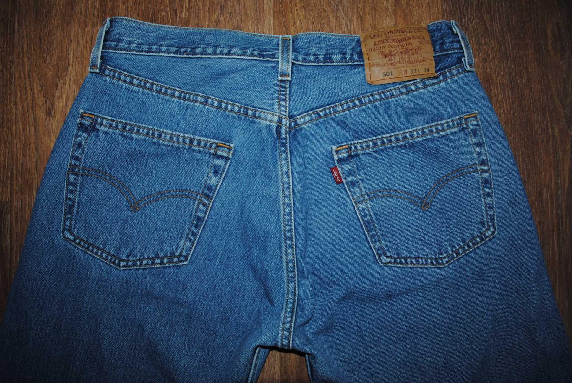 Джинсы Levis 501  33 34 made in USA