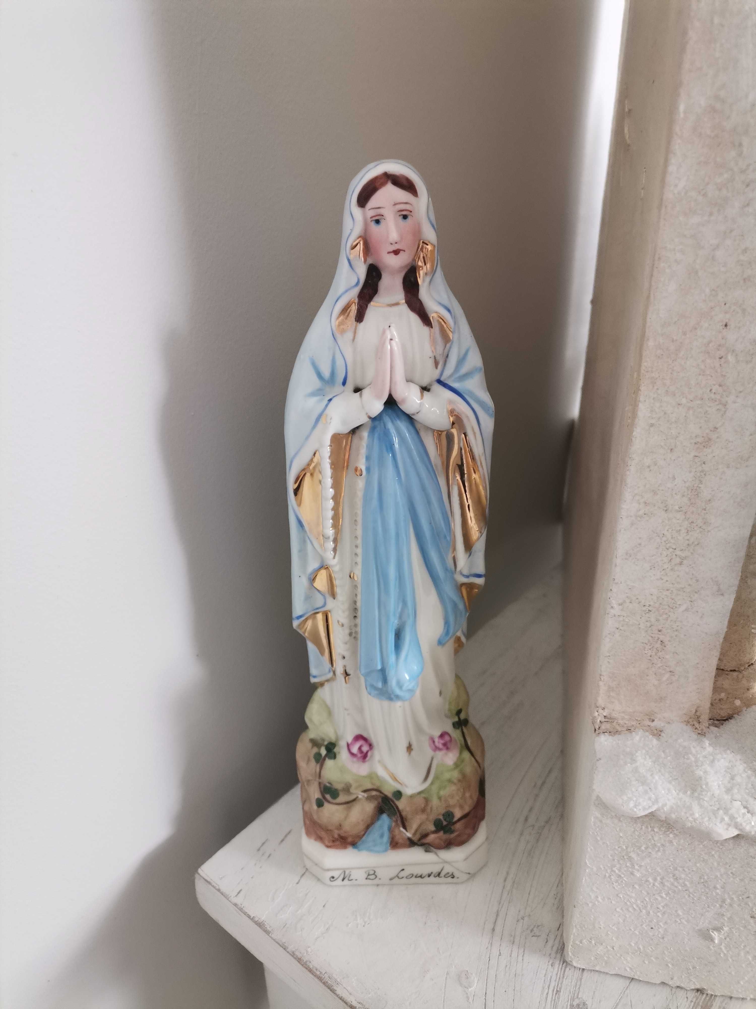 Figurka porcelanowa Matka Boża z Lourdes