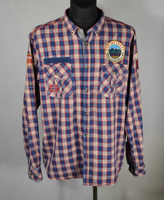 NANGAPARBAT Himalaya Koszula Męska XXL Oryginalna Super Stan Bawełna