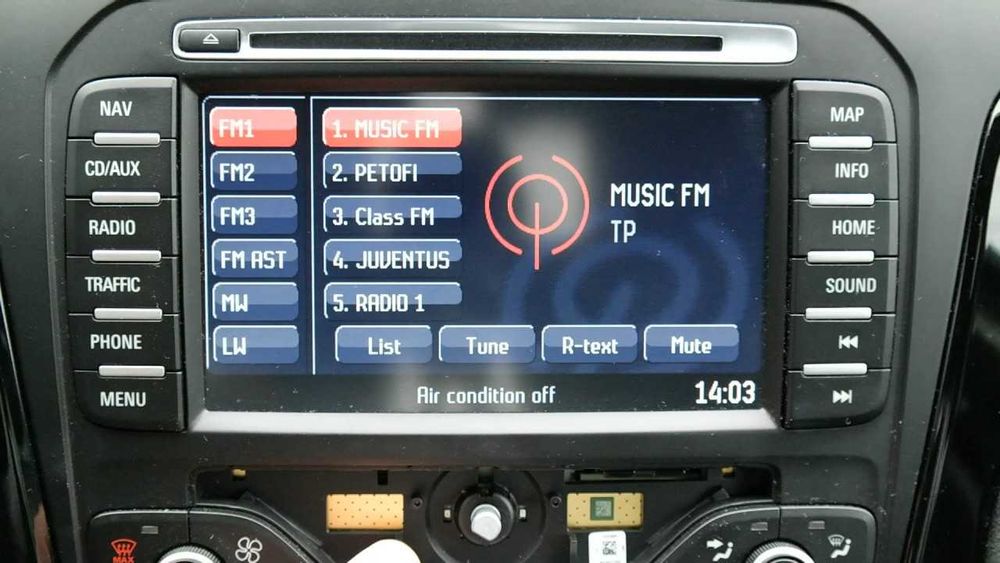 Ford Cartão SD MCA Europa 2022 TouchScreen