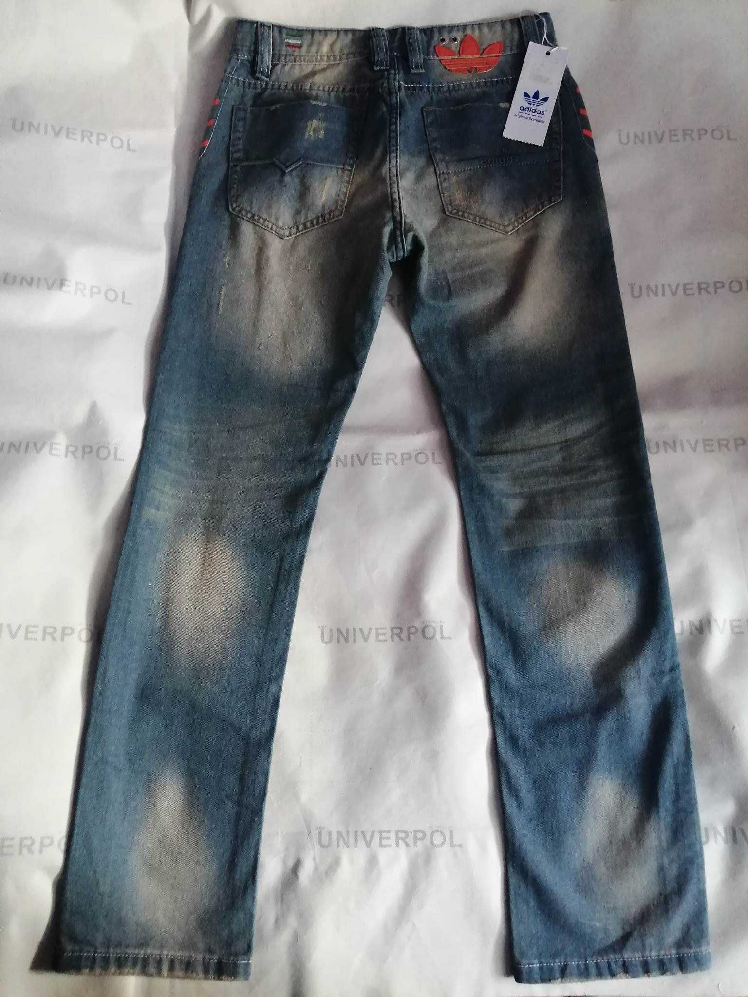 DIESEL Industry KURREN Jeans ADIDAS Nowe Spodnie W31 L34 Unisex Italy