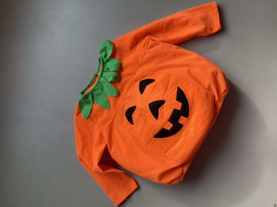 Strój karnawałowy halloween przebranie dynia 104 cm