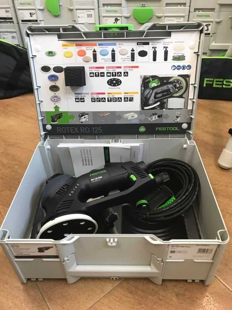 Przekładniowa szlifierka mimośrodowa Festool ROTEX RO 125 FEQ-Plus