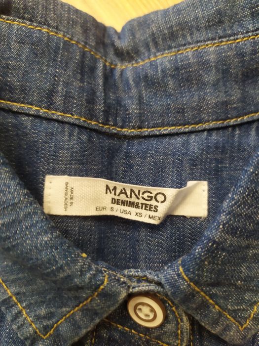 Koszulka damska jeansowa Mango S