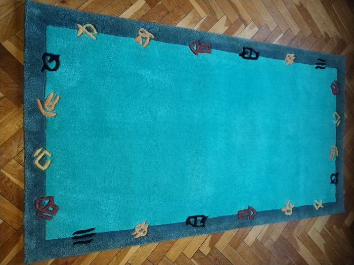 Dywan wełna 100% NOWY 90x160