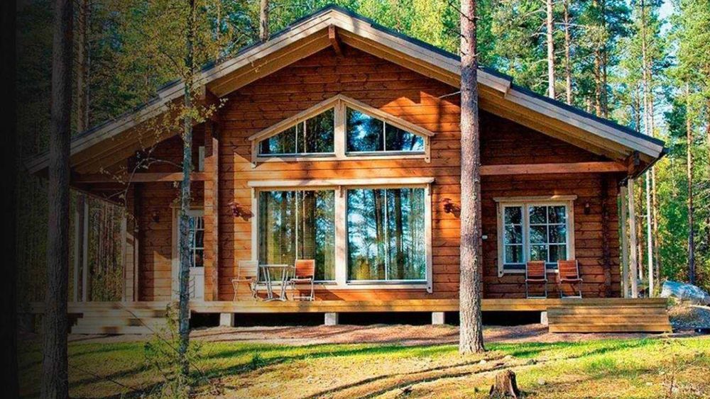 Casa de Madeira T.3 DUPLEX Bungalow Pré-Fabricada