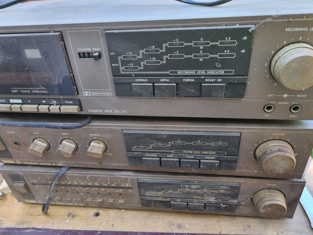 Wieża stero Saba 750 stare audio