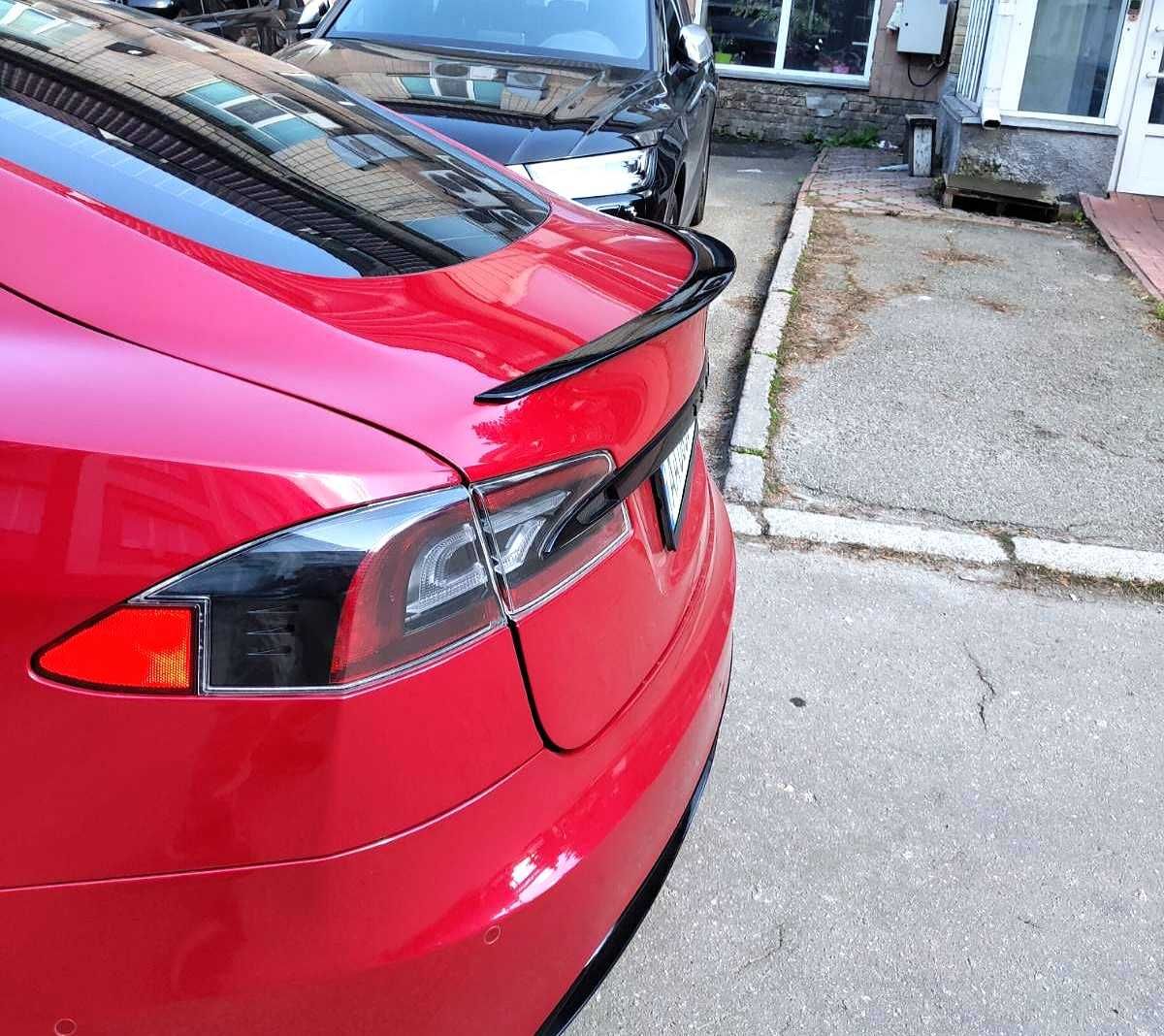 Спойлер під фарбування Tesla Model S 2012-2024 ABS пластик