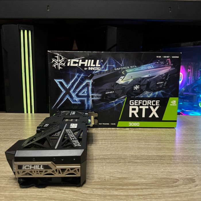 Відеокарта ichill INNO3D Geforce RTX3080-10GB ГАРАНТІЯ