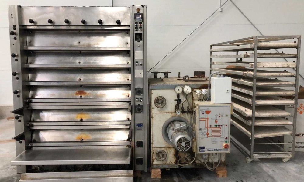 Piec piekarniczy termoolejowy Daub 15m2