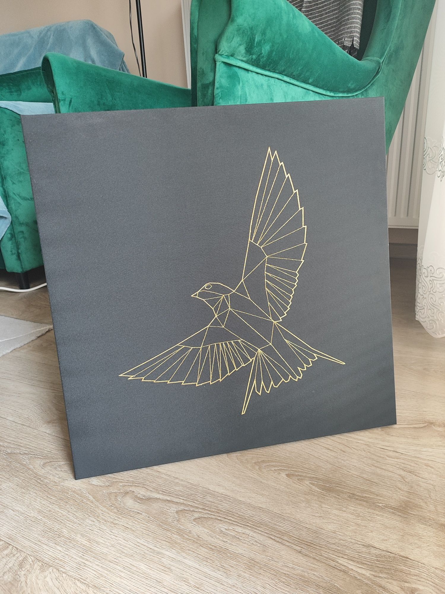 Okazja! Obraz Złocisty Ptak IKEA Pjatteryd 56x56