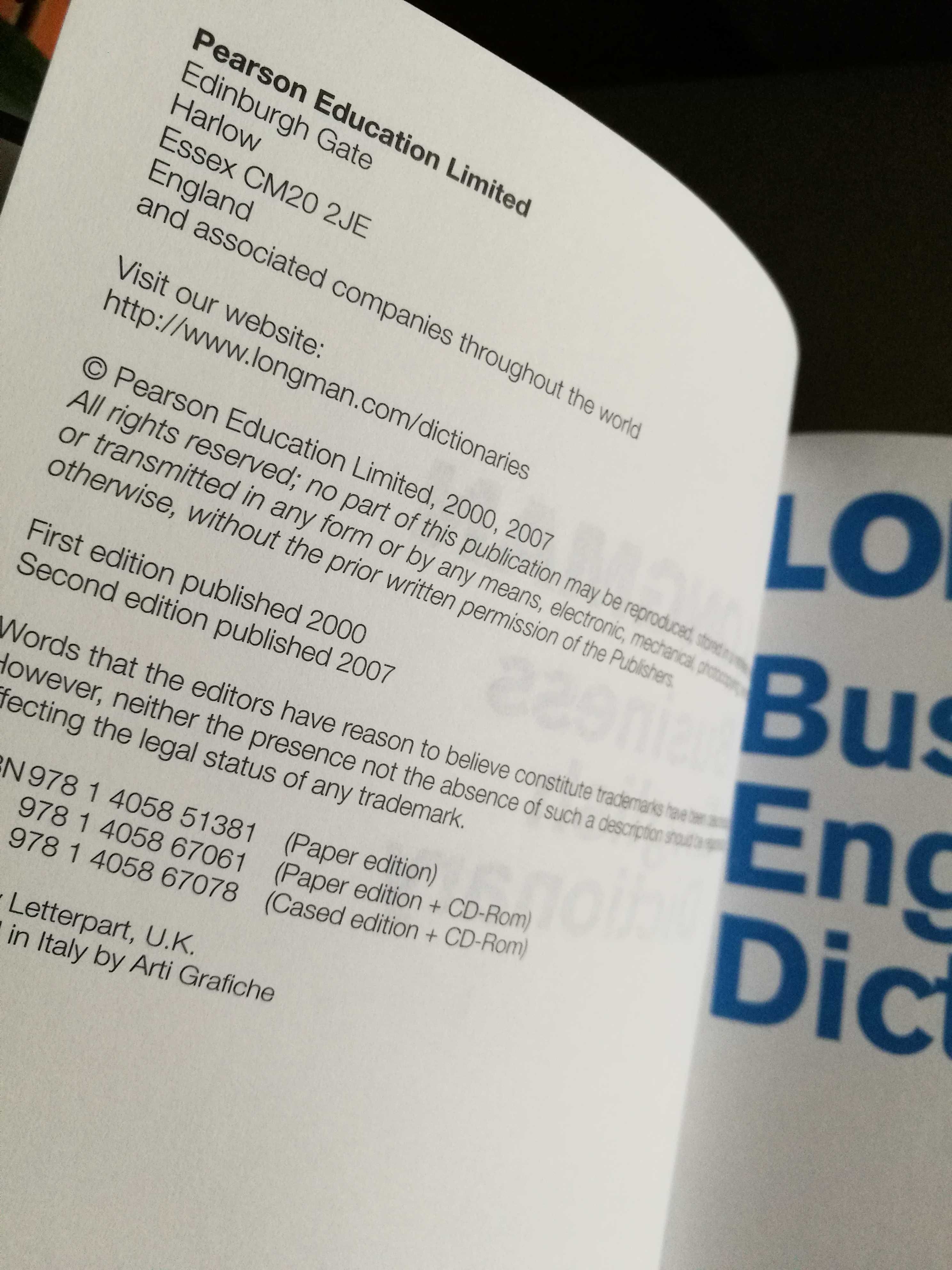 Longman Business English Dictionary (+CD)