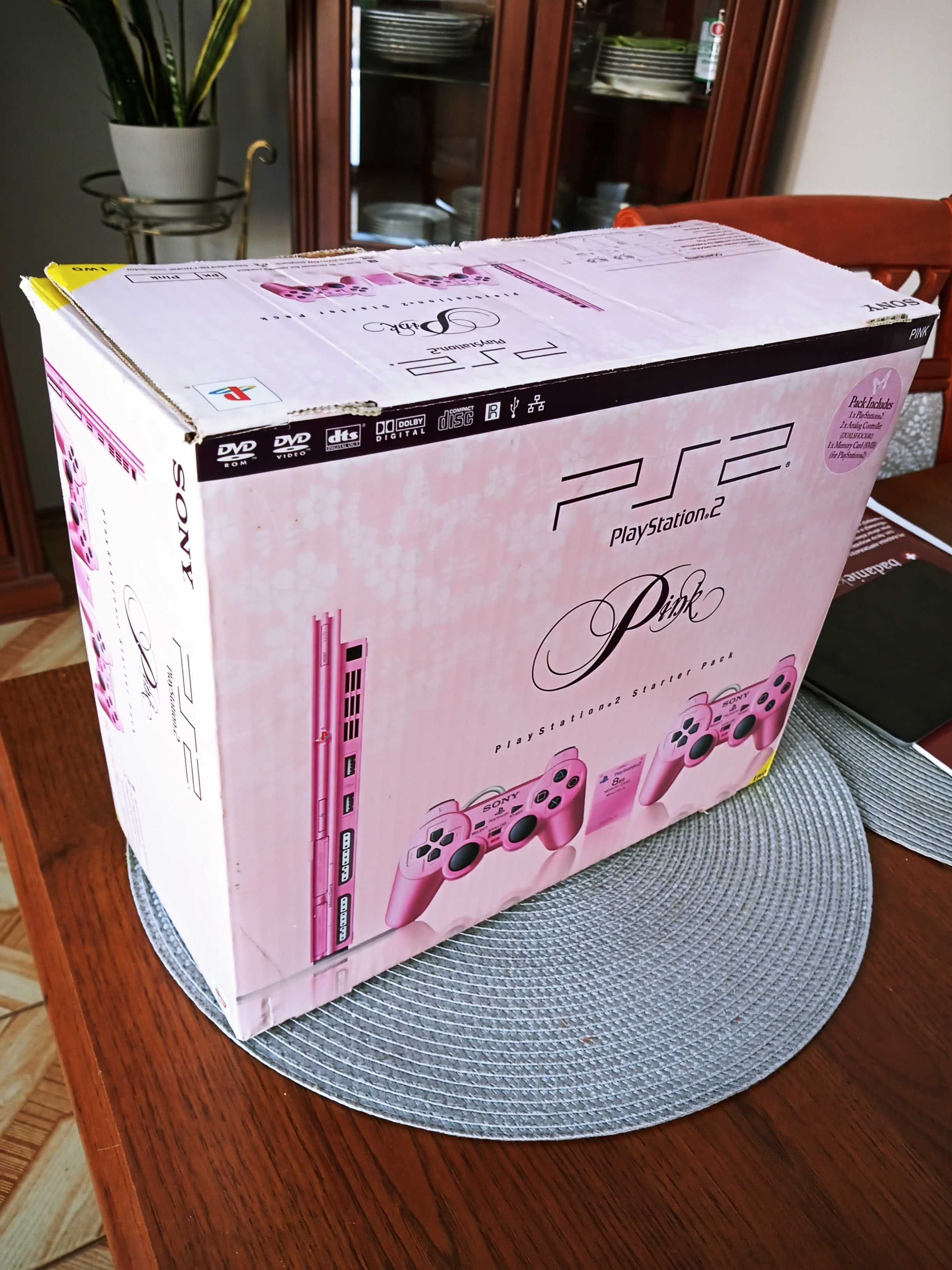 Playstation 2 pink unikat.