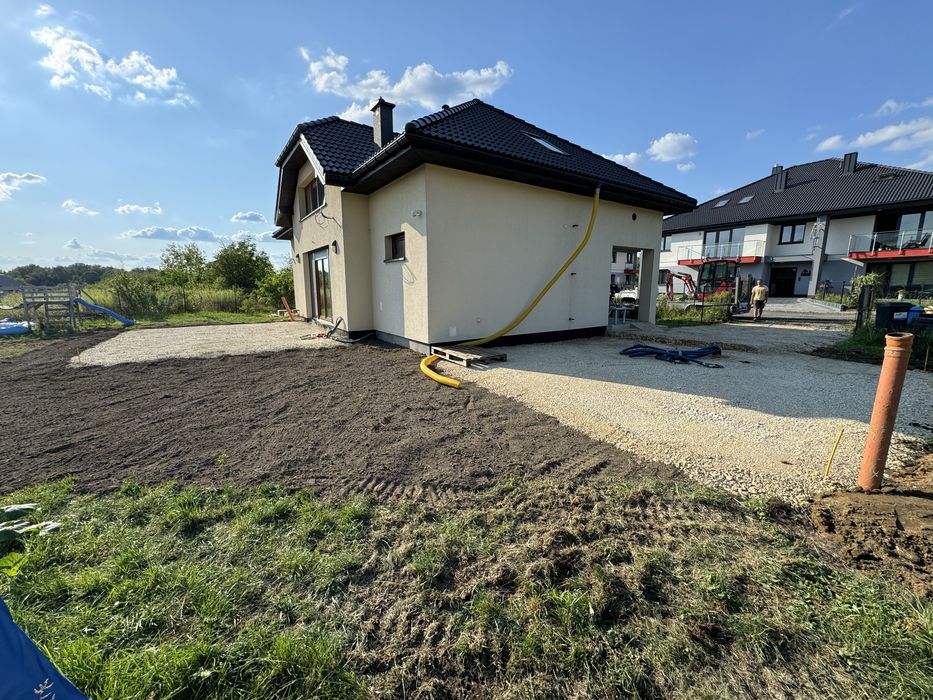 Płyty fundamentowe, wylewki pod garaże, wykopy, przyłącza, utwardzenia