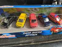 Dacia Duster Majorette Giftpack 5 autek modele modeliki