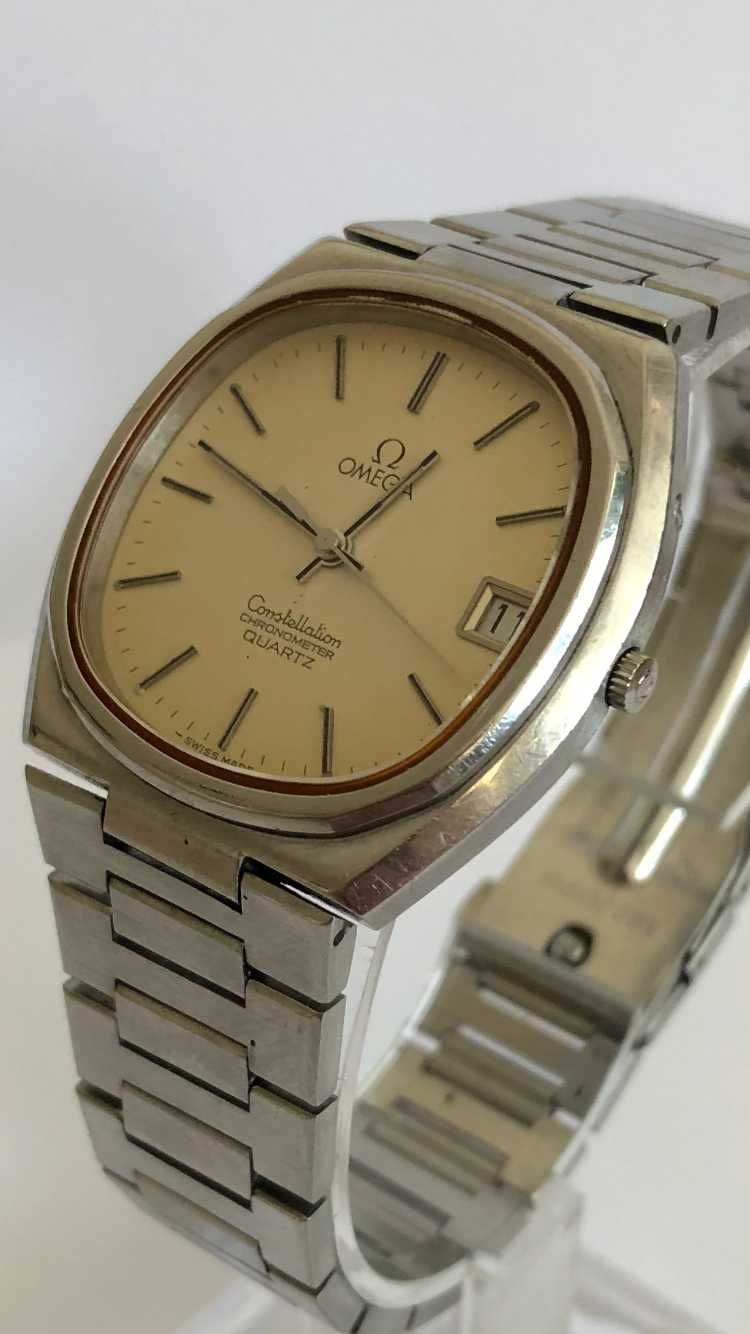 Omega Constellation Chronometer, męski, oryginalna bransoleta Omega