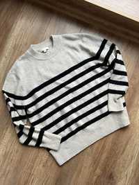 Sweter w paski sweterek w paski H&M M