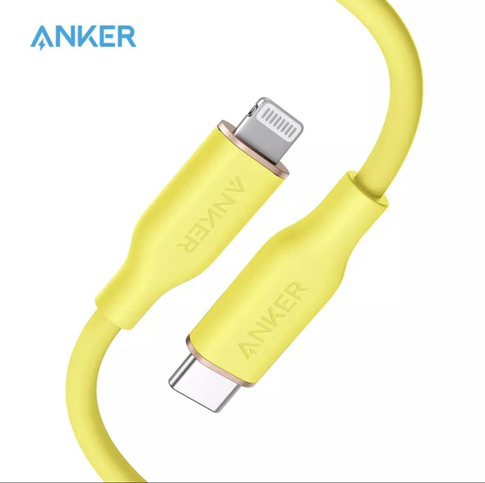 APPLE Кабель ANKER usb c to lightning для зарядки iPhone, iPad, 1м