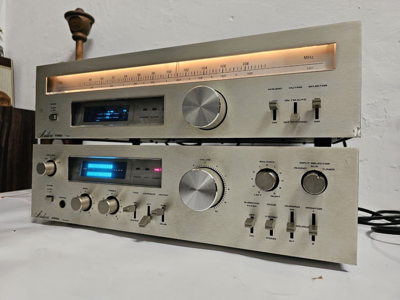 Wzmacniacz, tuner Audion A500/T500 , Japan