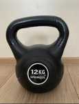 Hantel kettlebell 12 kg czarny cieżar odwaznik