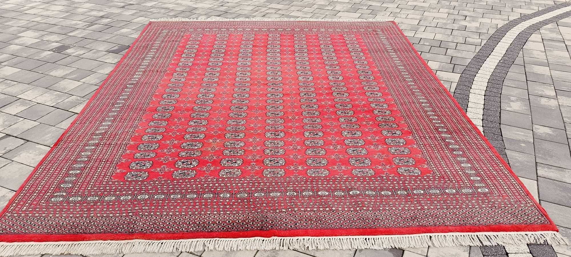 Buchara ręcznie tkany dywan perski pakistan 325 x 252 cm wełna piękny