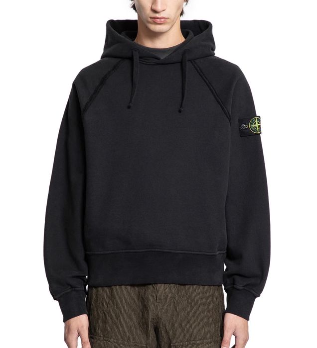 Stone Island Cotton Fleece Hoodie original