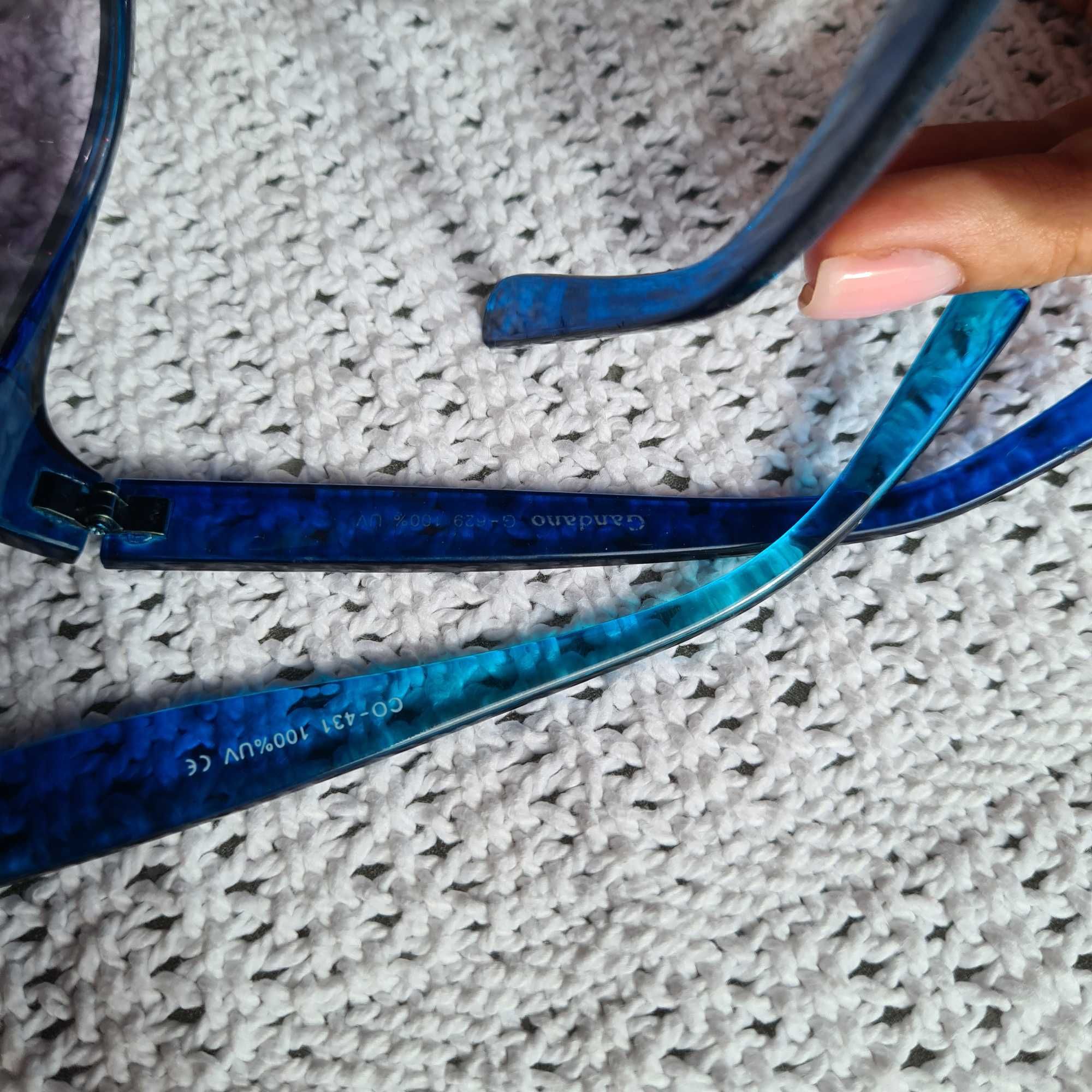 Gandano okulary przeciwsłoneczne damskie ochrona UV 100 2 pary