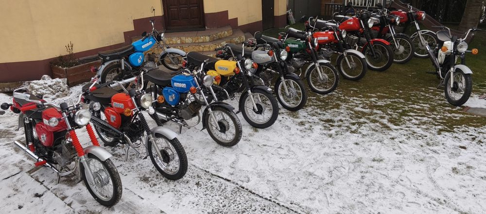 Simson S51 enduro papiery, s50 duża motorynka