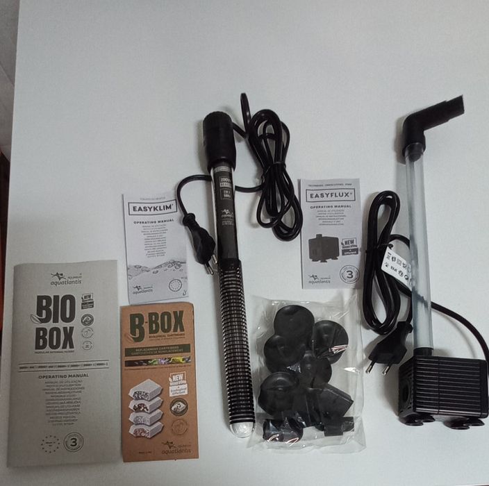 Filtro Biobox 2 Aquatlantis completo NOVO