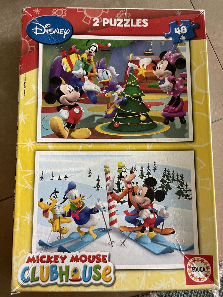 Puzzles Mickey 2x 48 e Patrulha Pata 3x49