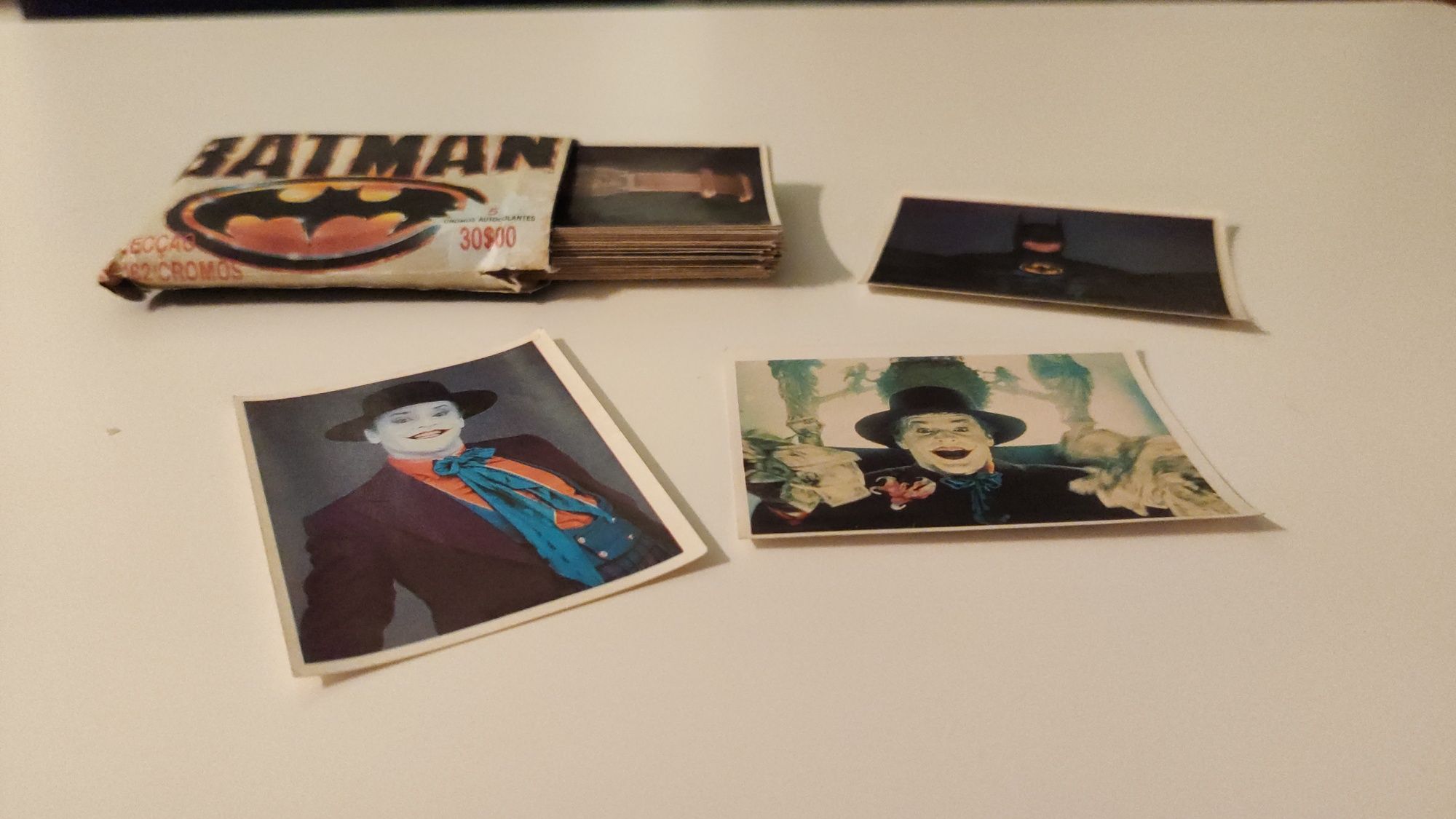 Cromos caderneta Batman 1988