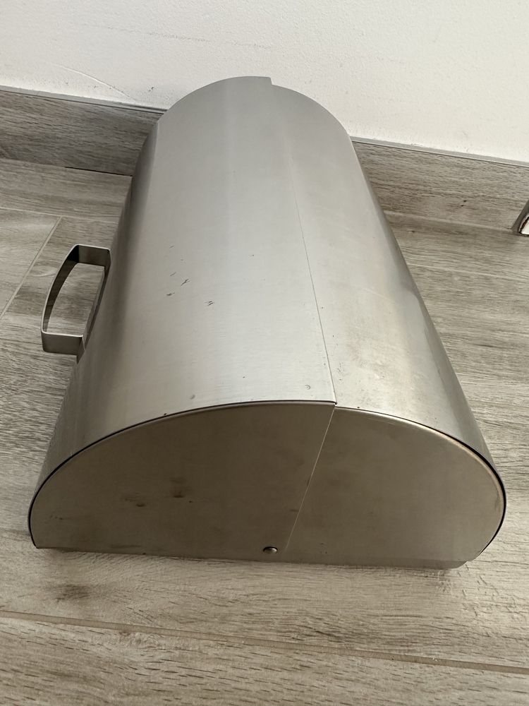 ORDNING Ikea Chlebak pojemnik skrzynka na chleb stal nierdzewna