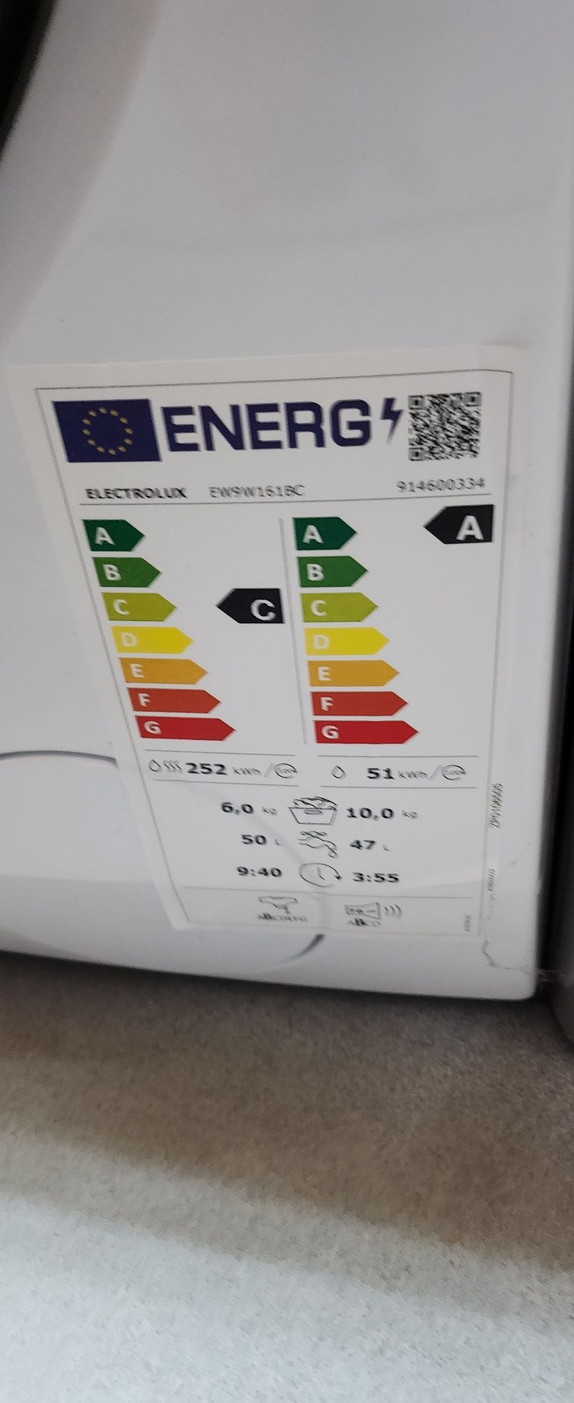 JANKI, ul. WSPÓLNA 6 Pralko-suszarka Electrolux z pompą ciepła 10/6kg