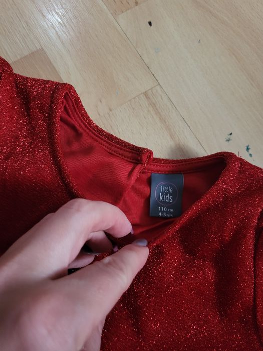 Sukienka 110 czerwona
