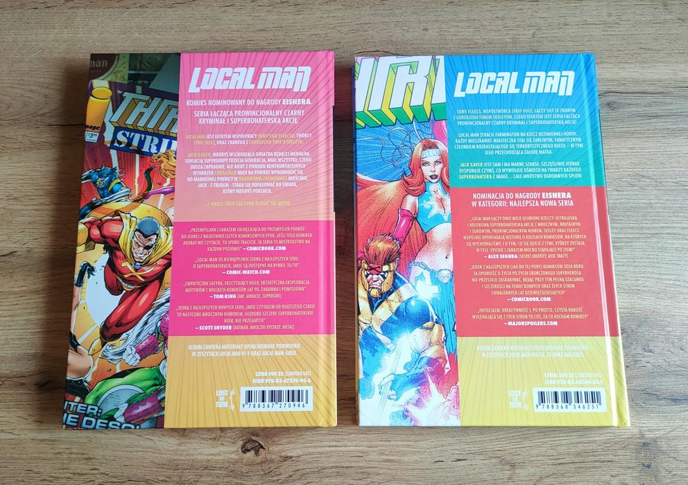 Local Man Tom 1 i 2. Komiks. Lost In Time