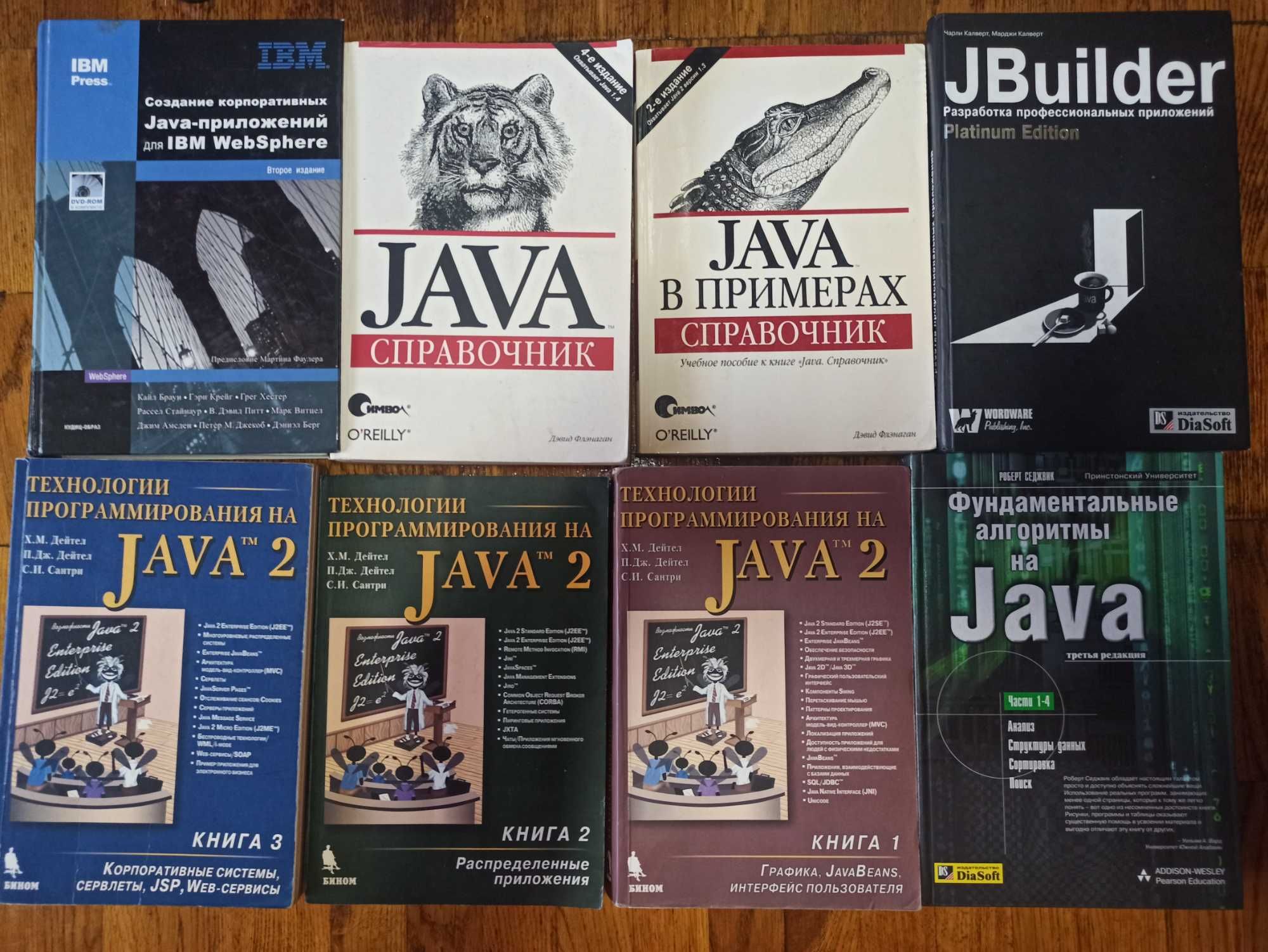 Книги Java, БД, ООП, ERP, техн-и разр-ки (игр), ИИ, MSProj, WinXP/2003