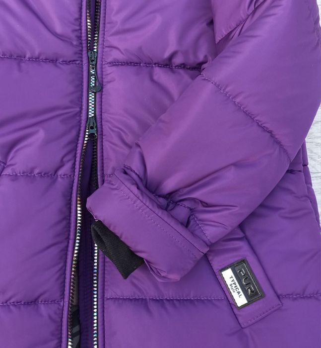 Зимова куртка пальто пуховик для дівчинки 134, 140, 146 см