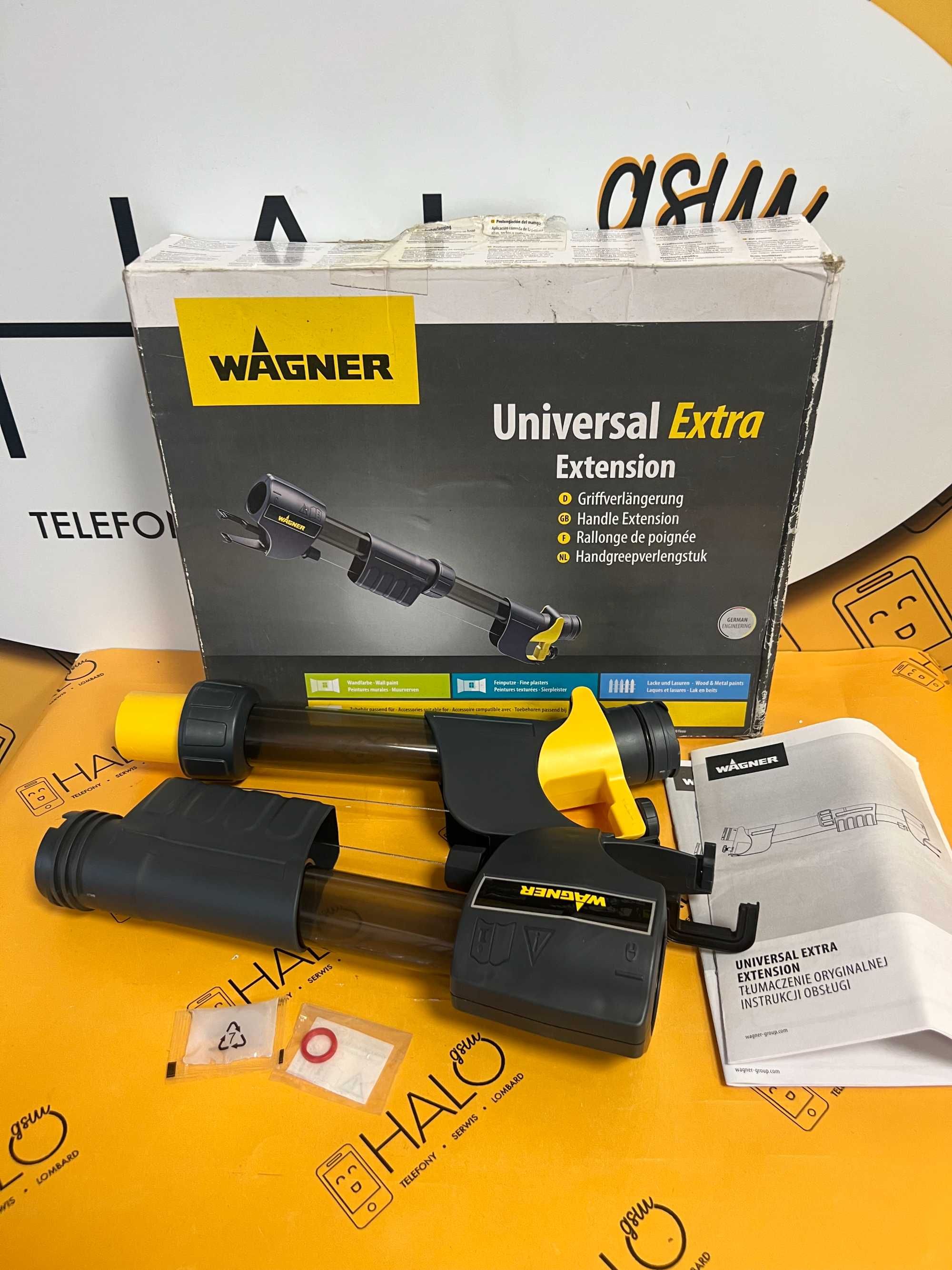 Pistolet Malarski Wagner Flexio 590 + przedłużka od Lombard HaloGSM