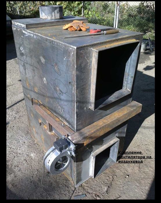 Чертежи пиролизного (газогенераторного) котла (15-100Квт)