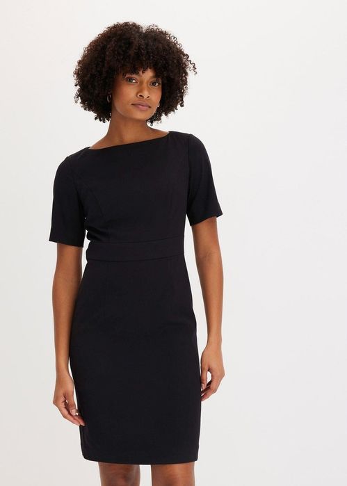 B.P.C sukienka ołówkowa klasyczna mała czarna midi 40.