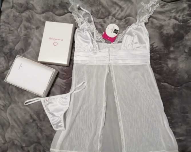 conjunto babydol lingerie noiva marca obssessive