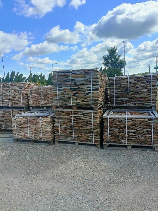 Kamień naturalny zielony, złoty, antracytowy, elewacyjny ścieżkowy