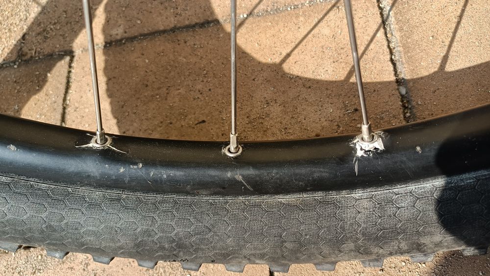 Komplet koła MTB 29" 11rz pod tarcze qr z oponami tubeless Continental