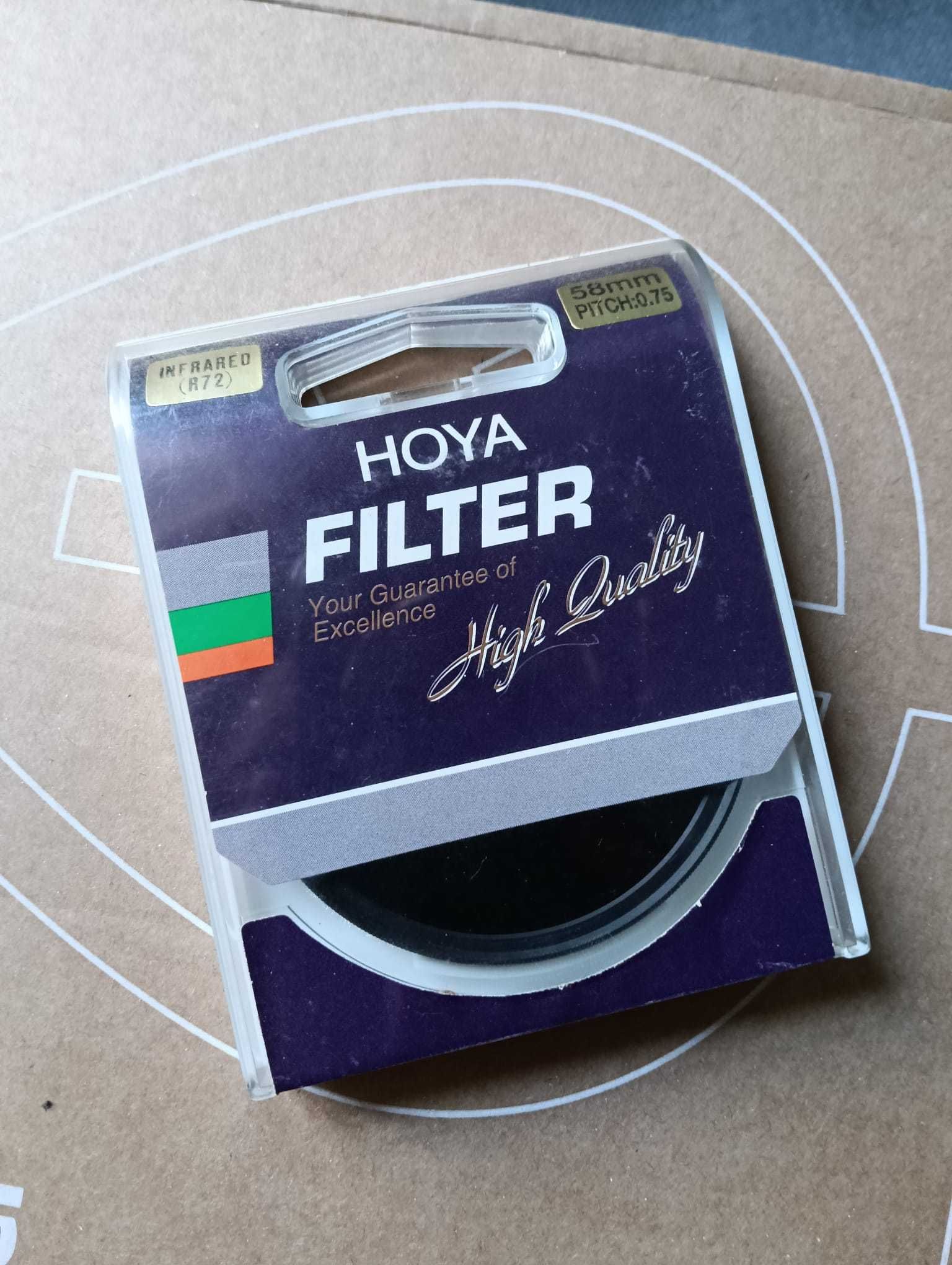 Filtro Hoya Filter infrared R72 58mm